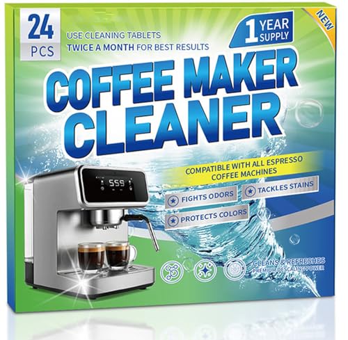 Recopilación de Productos de limpieza para cafeteras - 5 favoritos. 45 Tabletas de Limpieza para Cafeteras, 24 Tabletas, Elimina Grasa y Aceite, Compatible con Cafeteras Automáticas, Semiautomáticas, de Cápsula y Tradicionales