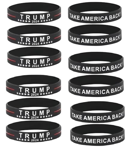 Bracelet de campagne Trump en silicone pour le sport et le quotidien