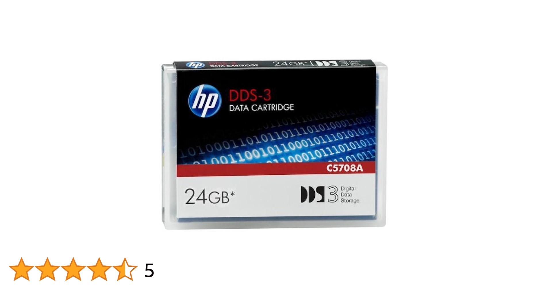 DDS-3 Data Cartridge Hp 24GB 5パック未使用品 HP DDS-3 125 Meter