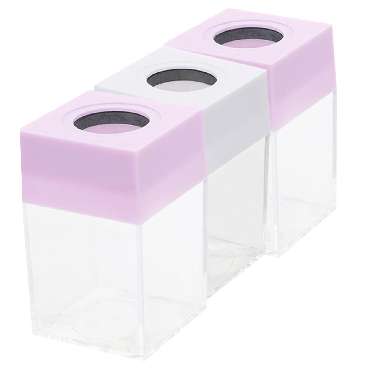 NUOBESTY 9stücke Transparenter Magnetischer Büroklammerhalter Teiliges Praktischer Spender Für Büroklammern Stilvoller Organizer Für Schreibtisch Und Büro Leicht Und Langlebig Für