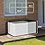 ZZM 110 Gallon Lockable Resin Deck Box, Waterproof Outdoor Storage Box for Patio Cushion Storage Cabinet and Tools Storage, White