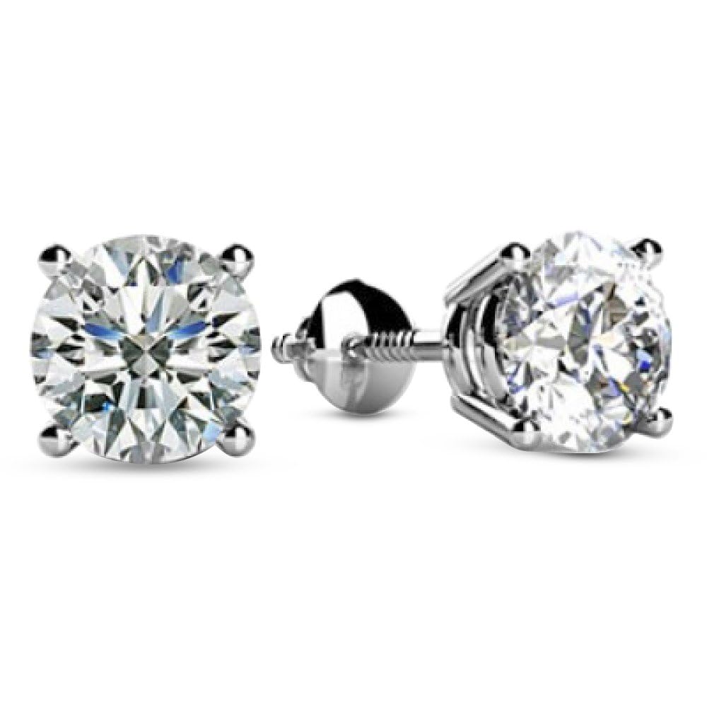 1-16 Carat Lab Grown Diamond Stud Earrings