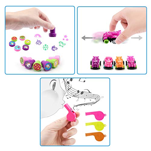 INFUN 24 PCS Easter Eggs, Bright Colorful Surprise Plastic Easter Eggs with Various Surprise Toys for Easter Basket Stuffers Fillers, Easter Egg Hunt Game, Theme Party Favor, Classroom Prize Supplies - Thumbnail 5
