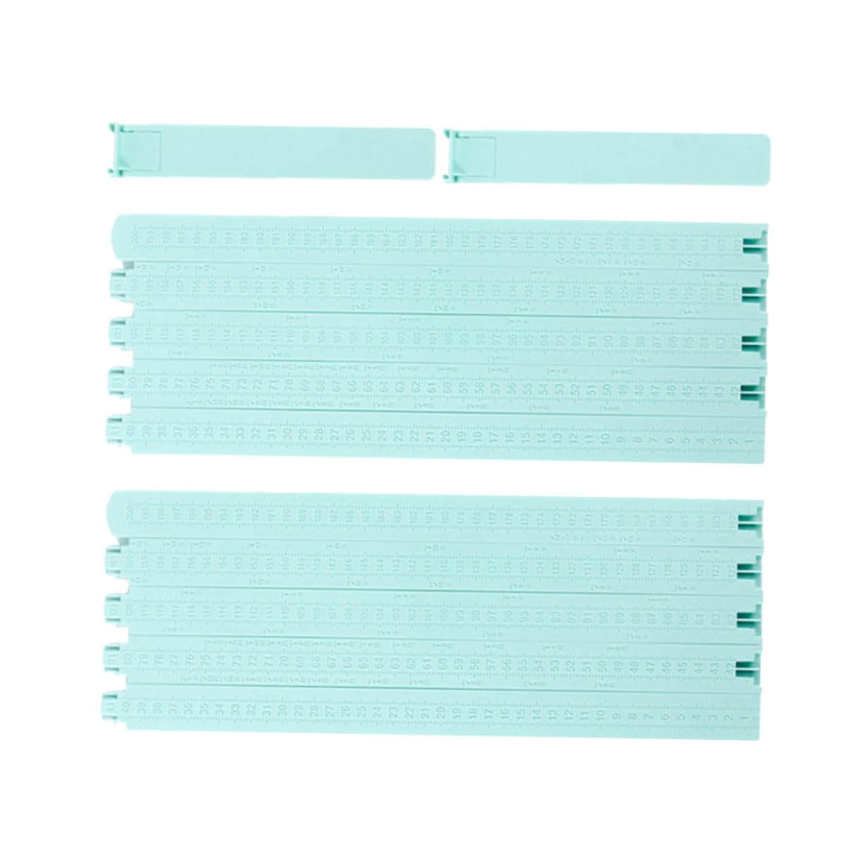 VICASKY Height Measuring Instrument 2pcs Boys and Girls Growth Chart Wall Mounted Height Ruler for Children