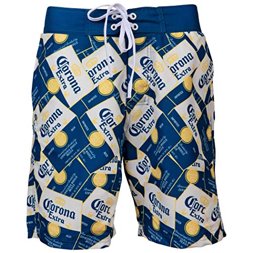Corona Extra Scattered Labels Board Shorts 2XLarge