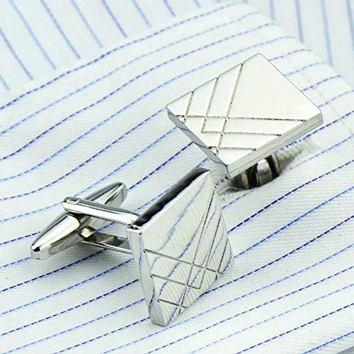 Image of S&W Wedding Cufflinks for Men Cuffs with Gift Box Business for Tuxedo Shirt
