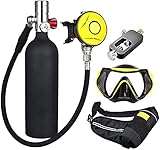 [Wide Compatibility] Sie können eine Hochdruckhandpumpe verwenden, um den Tauchtank jederzeit aufzublasen, oder Sie können einen Hochdruck-Inflator verwenden, um aufzublasen.Wenn Sie zu Hause eine elektrische Luftpumpe haben, sparen Sie zusätzlich mehr Zeit und Geld.