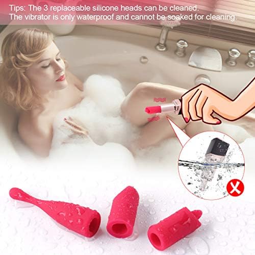 Mini Lipstick Clot L^ǐ^ck Masaging S-ê-xual Toyss Soft T^ó^ngùé Vibr^ā^rtór Sêx Things for Couple Women Solo Pleasure