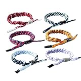 TUMUSKER Anime Bracelet Fashion Braided Chain with Symbol Cosplay Costumes Accessories Props for Anime Fans (6PC Mixed)