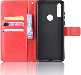 Case for Alcatel 3X 2019 Case Cover,Flip Leather Wallet Cover Case for Alcatel 3X 2019 5048A 5048U 5048I 5048Y Case Red