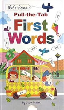 Board book Pull-the-Tab First Words - Children's Pull-Tab Learning Book - Educational Book