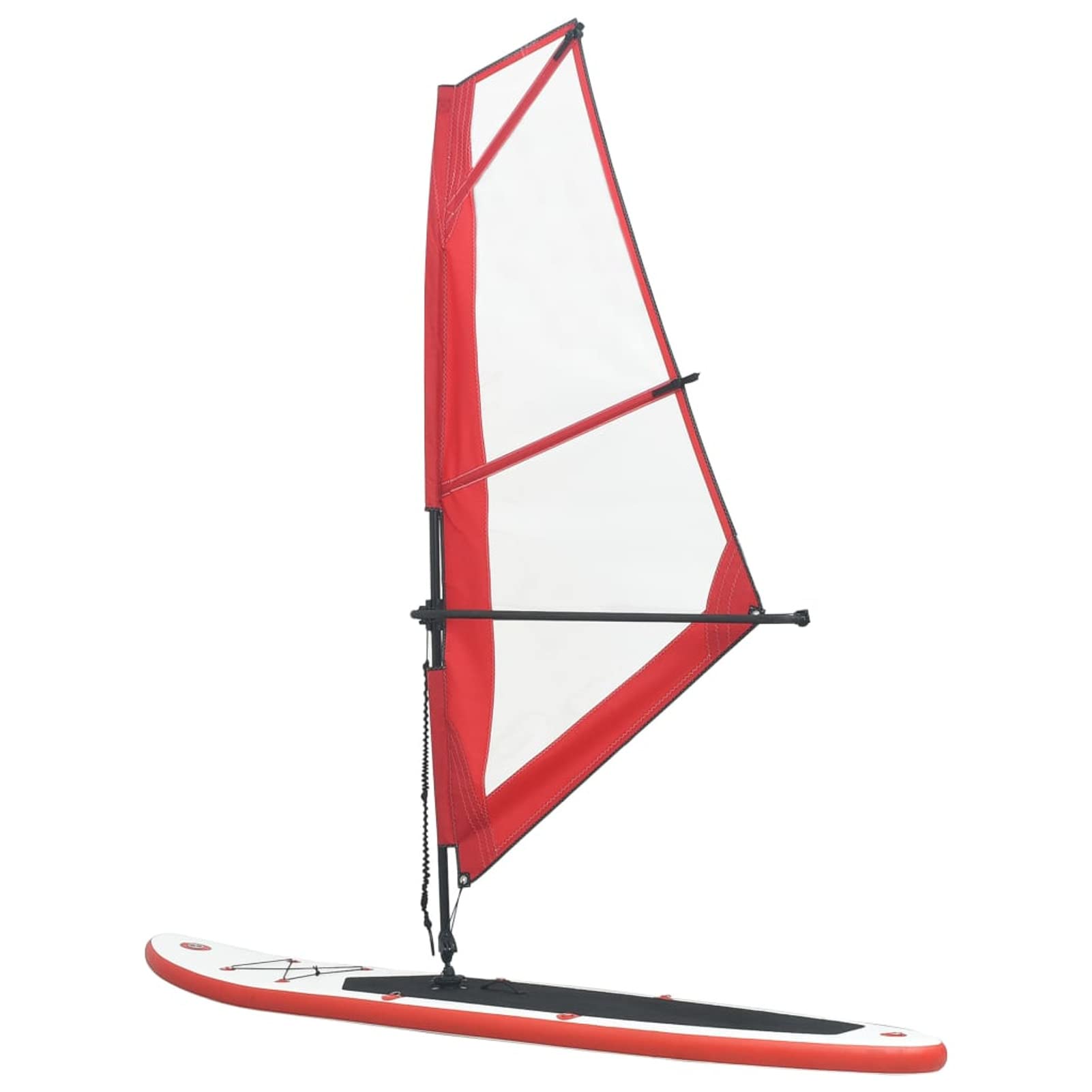 Zestaw nadmuchiwanych desek SUP z czerwonym i białym żeglarstwem, deska SUP i nadmuchiwana deska surfingowa, dla surferów produkty do sportów wodnych Surf-92209
