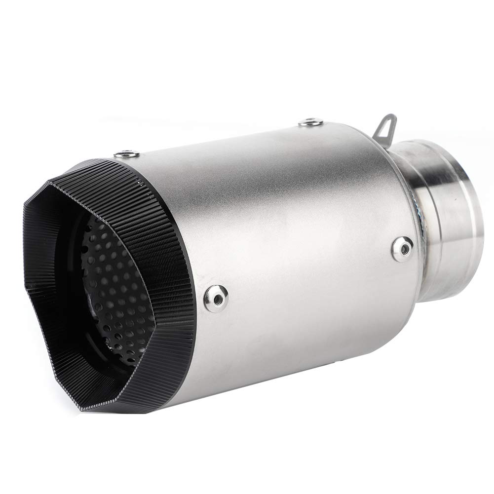 Terminale Scarico Racing in Titanio Punta Tubo Scarico Moto 60 mm 2 4 pollici Universale Accessori Moto per e Modifica Racing per Uso Strada Pista