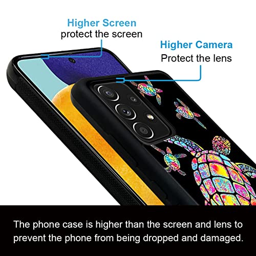 CARLOCA Compatible with Samsung Galaxy A53 5G Case,Colorful Rainbow Turtle Family Samsung Galaxy A53 5G Cases,Fashion Graphic Design Shockproof Anti-Scratch Drop Protection Samsung Galaxy A53 5G - image 5