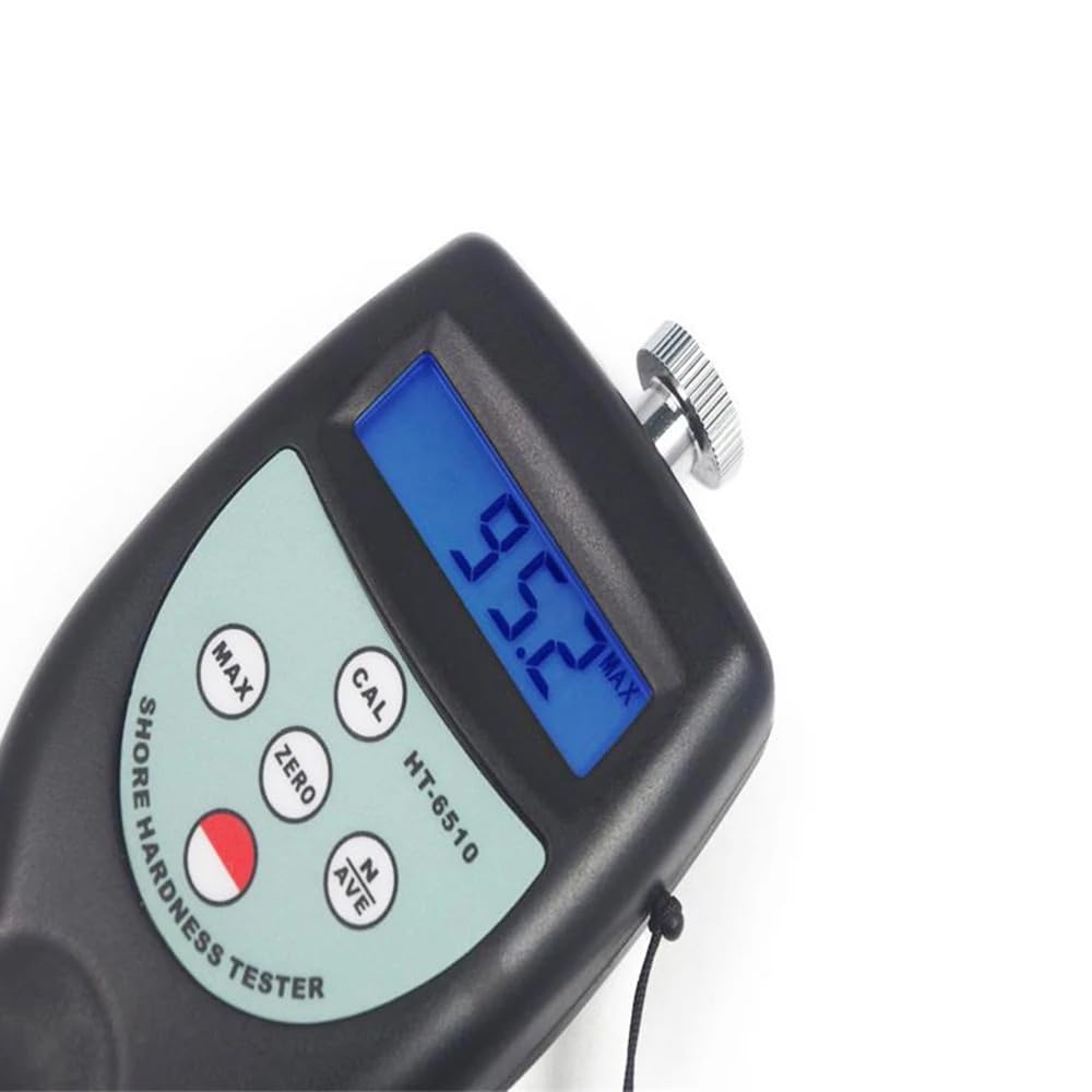 NURII Shore Hardness Tester, HT-6510B, Middle Hard Rubber Materials Durometer, Sclerometer