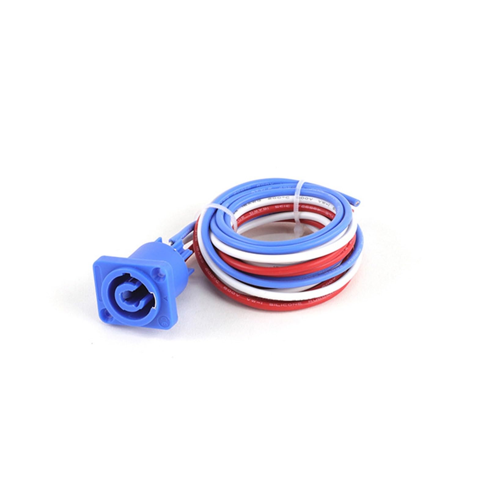 Enchufe Powercon NAC3FCA de 20A y 250V con cable de 1m soldado para alta fidelidad de energía