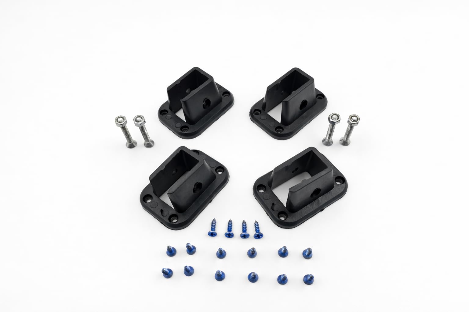 Foldable Laptop Table Leg Mounts, Heavy Duty Plastic Brackets with Screws & Bolts | Adjustable Folding Table Leg Support | DIY Furniture Hardware for Laptop Table, Study Table (4 Pack)-image-39
