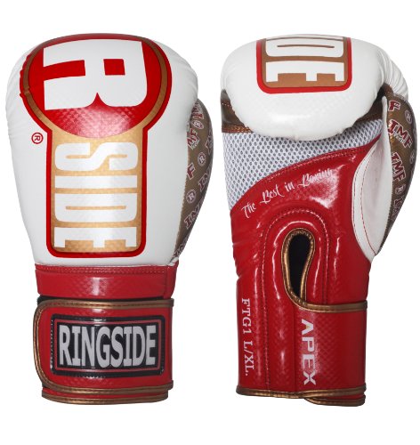 Ringside Apex ボクシング キックボクシング ムエタイ トレーニンググローブ ゲル スパーリング パンチング バッグ ミット L-XL