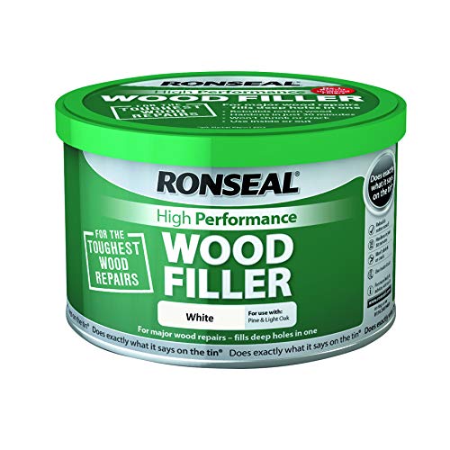Ronseal 35303 High Performance Wood Filler - White 275g