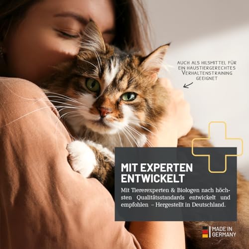 ReaVET Urin Stop für Hunde & Katzen 500ml I Mildes Hundeabwehrspray & Katzenabwehrspray I Nicht färbend I Urin Entferner I Hundeschreck gegen Markieren I Anti Kratz Spray Möbel, Innen- & Außen