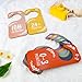 Cranado Baby Closet Dividers Clothes Organizer Baby Shower Nursery Decor Wooden Double-Sided Colorful Hanger for Newborn to 24 Months