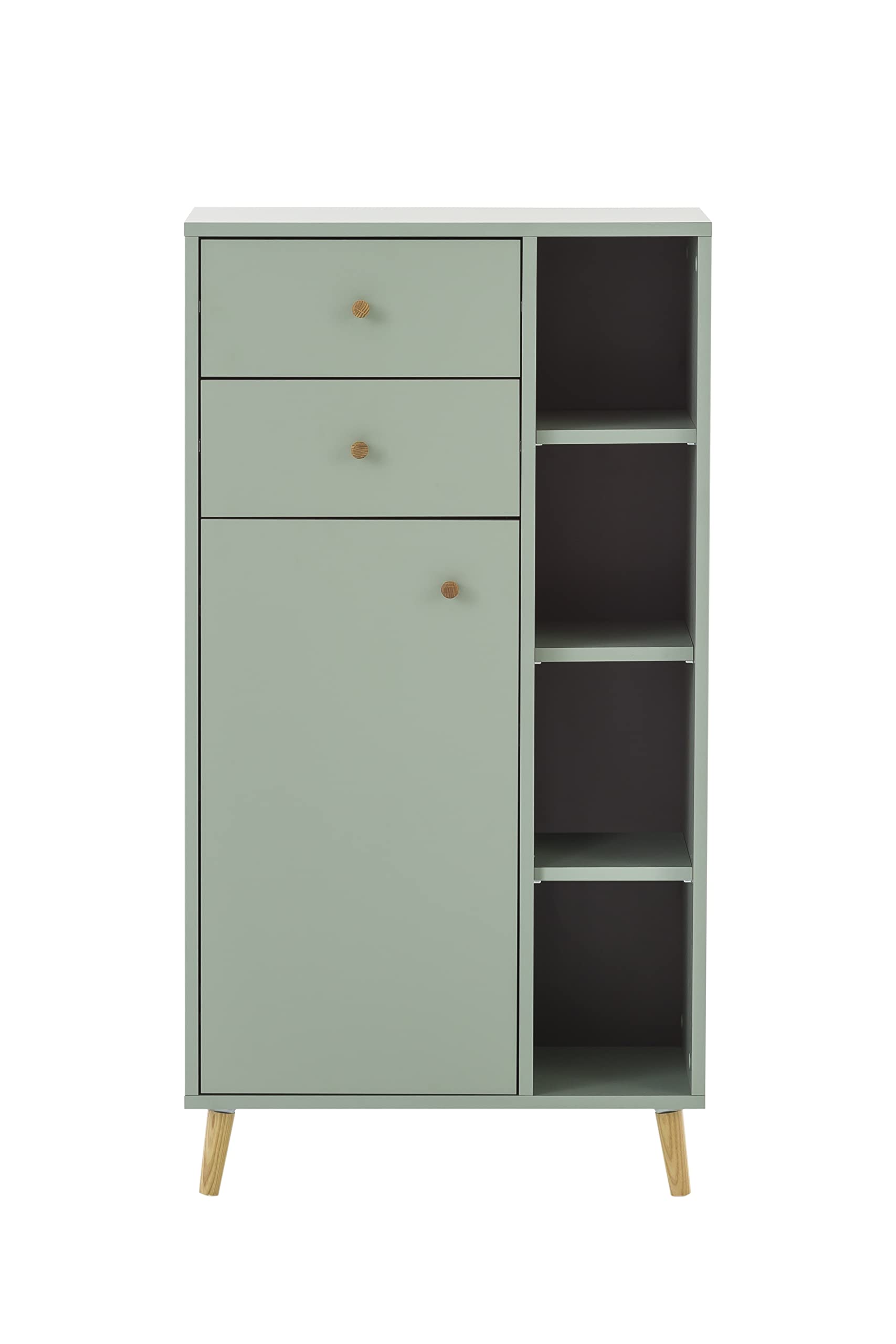 Schildmeyer Bjarne Highboard 153172, Pistazie, 60,2 x 33 x 113,4 cm