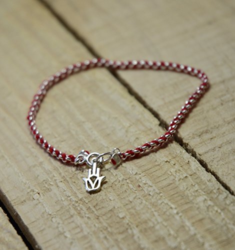 Protection Evil Eye Bracelet - Lucky Hamsa Hand Charm - 7 Inch Sterling Silver Jewelry - Best Kabbalah Red String Bracelets for Women4