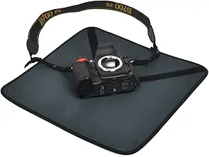 SHOPEE Wrapping Cloth for Camera Shockproof Camera Protective Wrap Cloth Foldable Waterproof Wrapping Pleated Cloth for DSLR with Lens Adjustable Camera Case Bag Protector (12