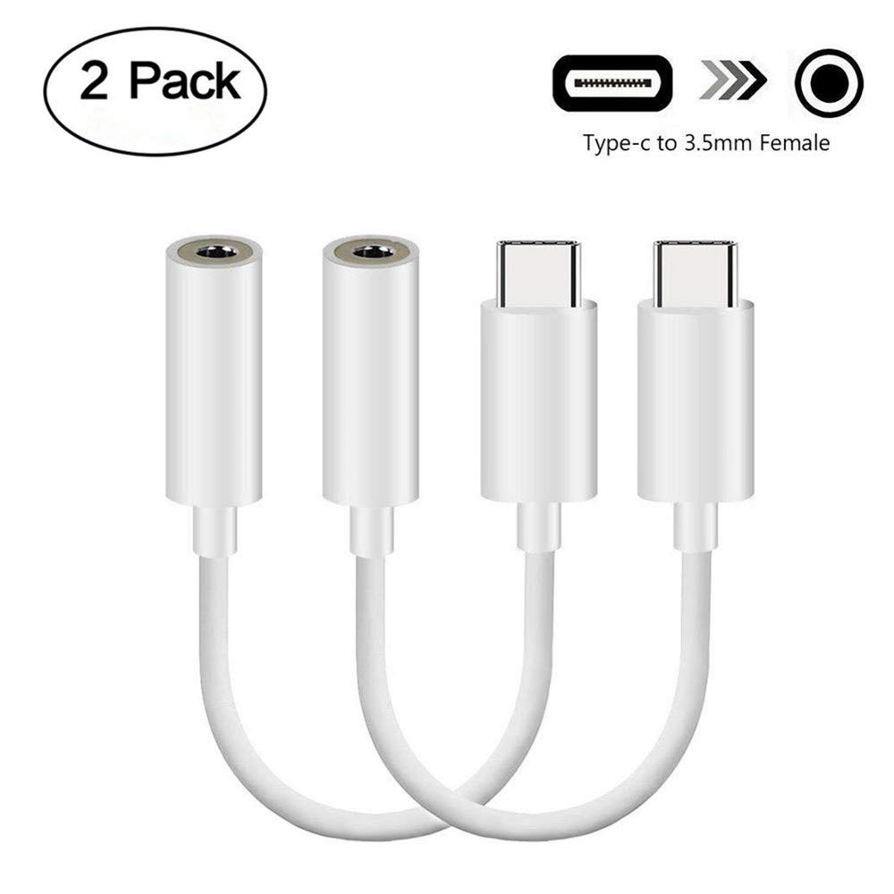Type C to 3.5mm Headphone Audio Jack Adapter Converter, AWOGER USB-C to 3.5mm Female Aux Microphone Connector Cable for Motorola Moto Z Series, Macbook Pro, LeEco Le 2/Max 2 and More 4336638813