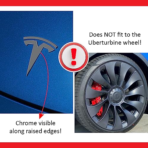 Image of IPG Compatible with Model Y Decal Sticker (8 Logo Set) Overlay Stickers Do it Yourself Stickers Set Personalize Your Tesla (Gloss Silver)