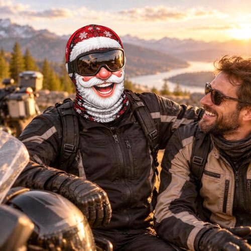 Christmas Masks for Adults 3D Funny Realistic Warm Velvet Old Man Mask - image 4