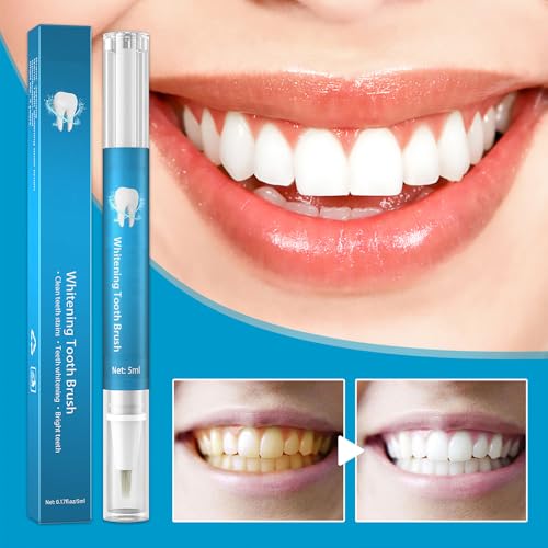 Image of Teeth Whitening Pen (2 Pcs), 20+ Uses, Teeth Whitening Brush Pens Kit, Teeth Whitening Gel Pen Teeth Whitener, Effective, Painless, No Sensitivity, Travel-Friendly, Easy to Use, 2 x 5ml