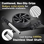 FEELCAT Ab roller wheel abdominal exercise core workout weight loss no noise easy to assembling light weight perfect home gym equipment for men & women - Image 4