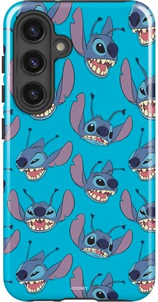 Skinit Impact Phone Case Compatible with Galaxy S25 - Officially Licensed Disney Lilo and Stitch Ohana Design