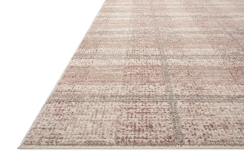 Image of Loloi Angela Rose Ember Clay /Mist 11'-6 inch x 15'-7 inch Area Rug | EMB-06 Approx. 11x16 Pink Living room Dining room Bedroom, Modern, Timeless, Neutral, Area Rug