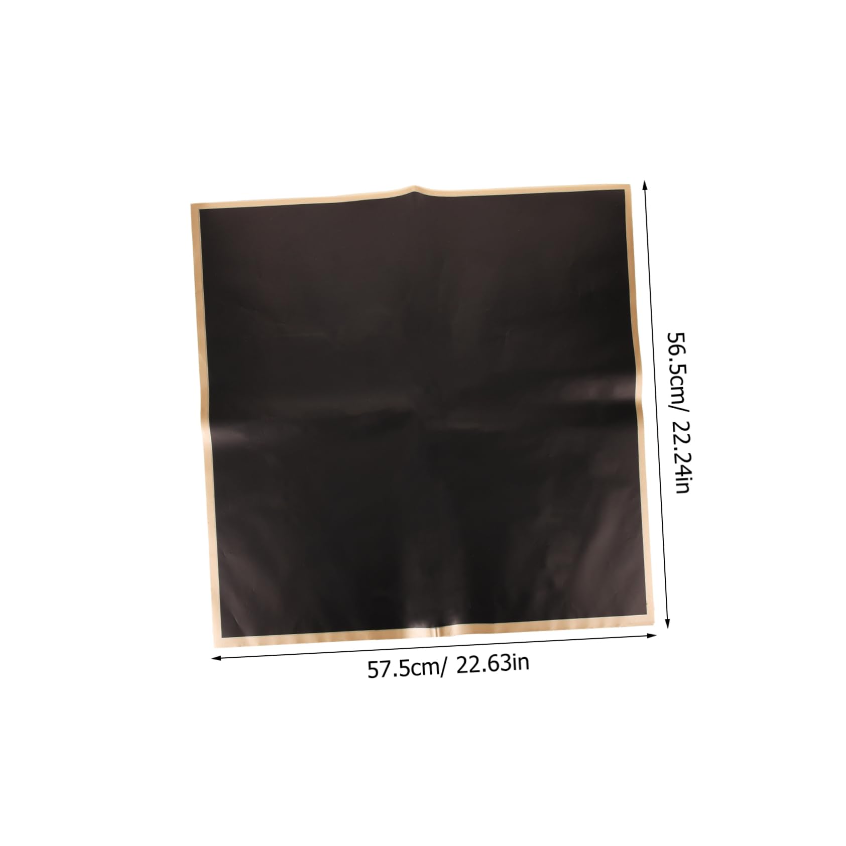 HOMSFOU 20pcs Penh Jelly Film Wrapping Material Bouquet Wrap Florist Bouquet Supplies Florist Supplies Floral Supplies Paper Black