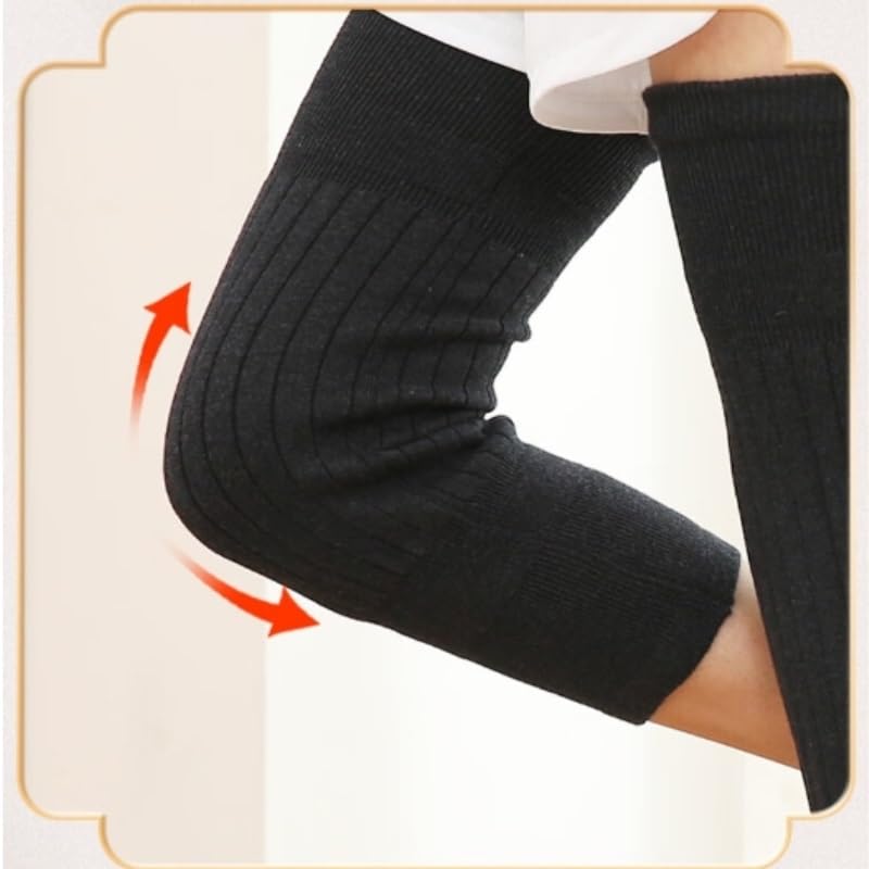 Velvet Knee Pads Warm Heating Cold Middle-aged and Elderly Joint Protection