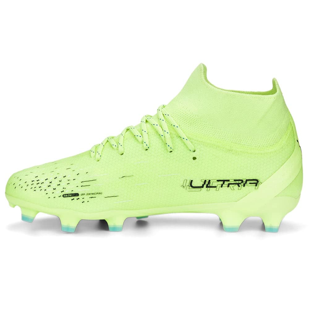 PUMAJuniors Ultra Pro Fg/Ag Shoes, Size: 6.5 M US Big Kid, Color: Fizzy Light/Parisian Night/Blue Glimmer