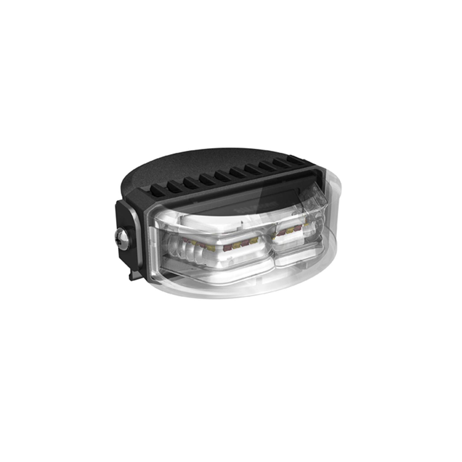 LED-MARTIN X180 Blitzmodul - 180° Abstrahlung - blau/gelb zweifarbig - versch. Haltersätze