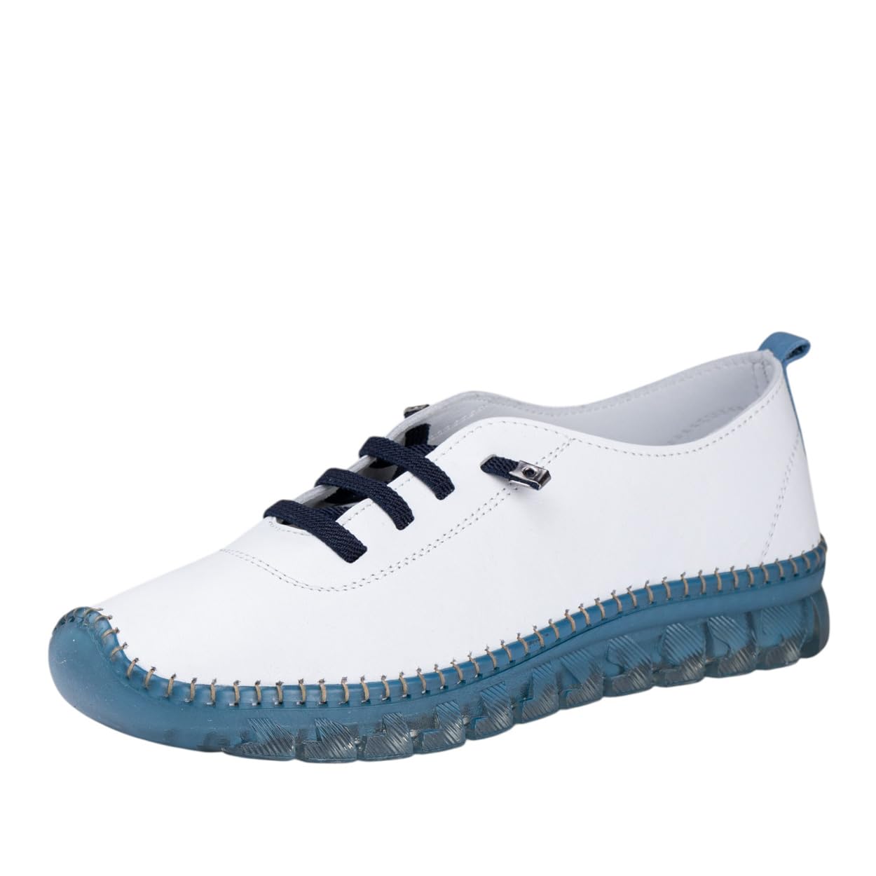 48 Horas 1601 Zapato DE Piel Flexible Plano Mujer