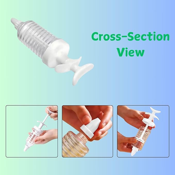 7Seas Dessert Decorating Syringe Set, Icing Dispenser Cupcake Filling Injector,8 Icing Nozzles, for Frosting, Cookies Cake Decoration and Cake Making|Diwali Sweets and Dessert Making Decoration Tool 4