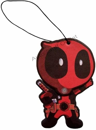 Miniatura 2 de Plasticolor 005425R01 Marvel Comics Deadpool Wiggler Ambientador de coche