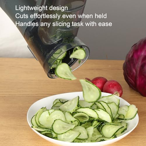 Rallador eléctrico de queso acero inoxidable y ABS miniatura 5