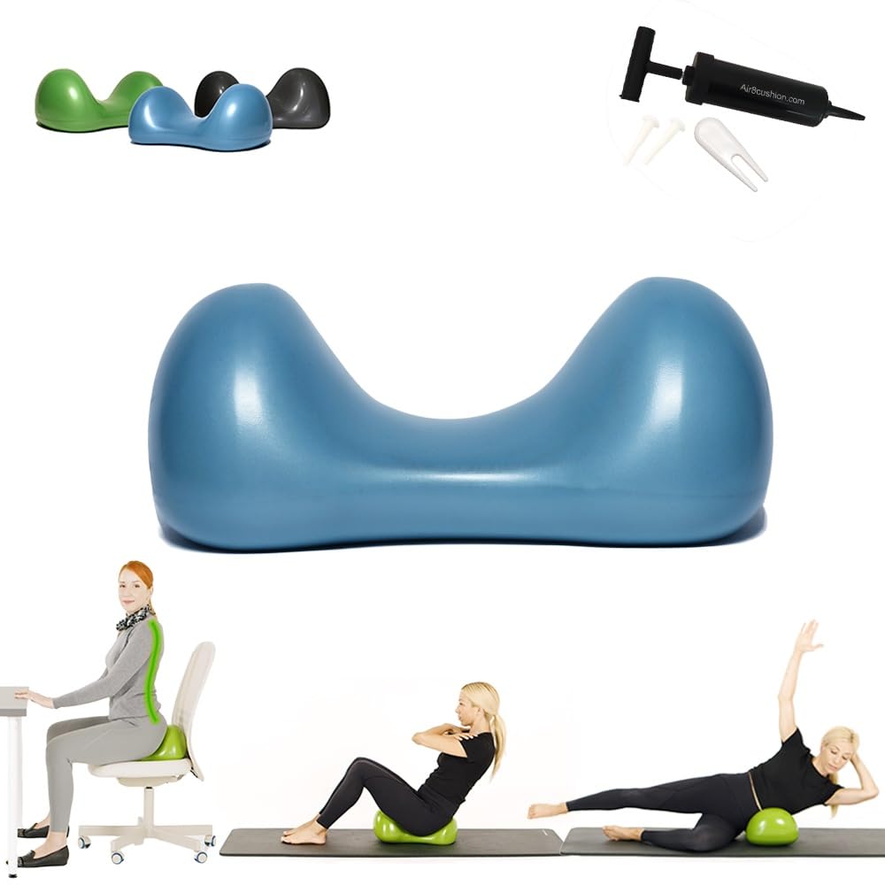 View 1 of ***STOCK PHOTO FOR REFERENCE ONLY*** COLOR GREEN
Air8 Multipurpose Exercise Ball - Stability, Fitness & Balance Trainer Tool- Ideal for Core, Back Health and Posture Training, Deep Musculature, Pilates, Yoga and Meditation - Inflatable and Durable
