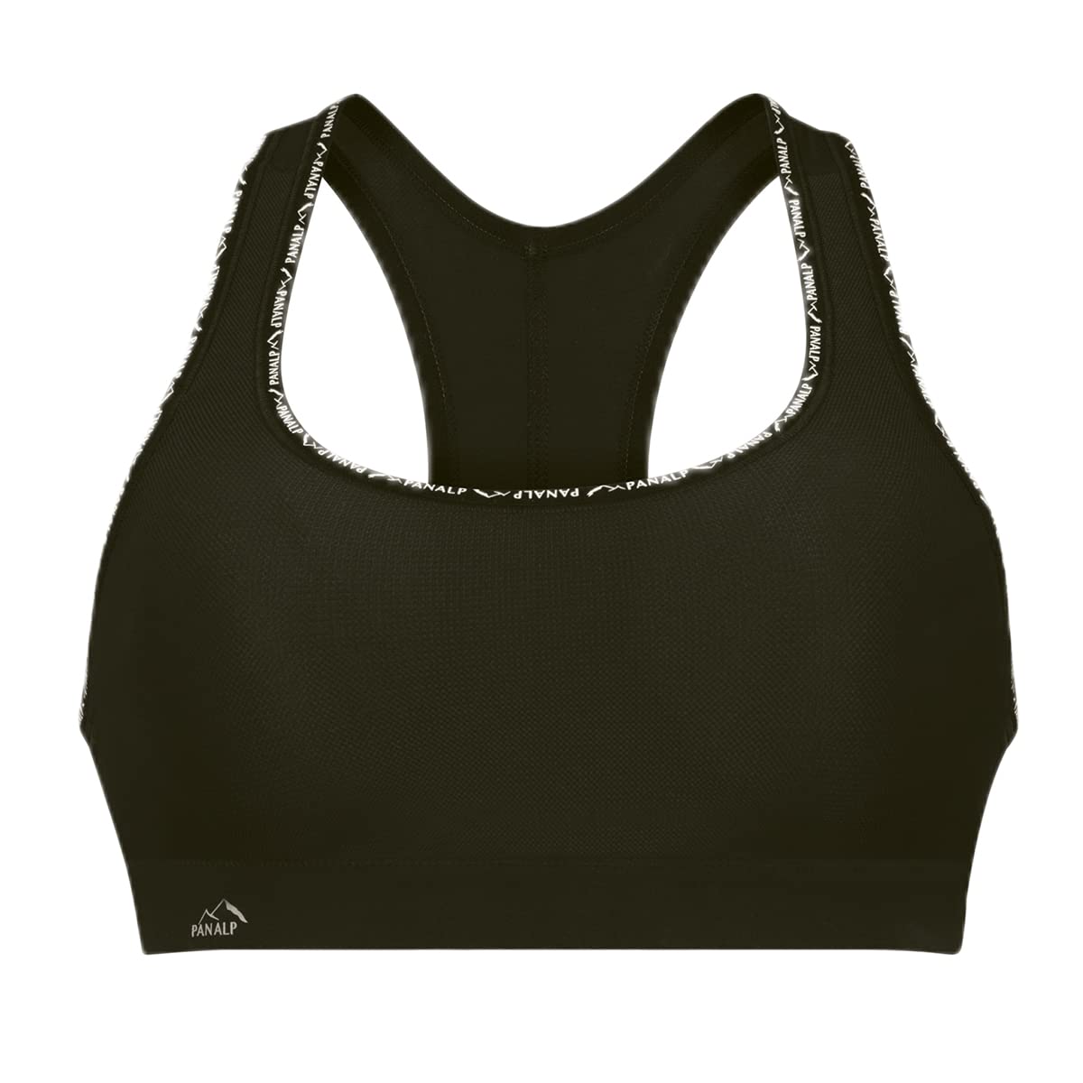 Anita - Pan Alp - damski - biustonosz sportowy - racerback, czarny, 90A
