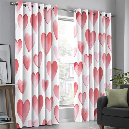 Rideaux Occultants Isolant Thermique Rose Opaque Salon Chambre Oeillets