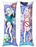 Anime Pillowcase Eromanga Sensei Girl Izumi Sagiri Dakimakura Cover Cosplay Hugging Body Pillow Case Otaku Bedding Cushions Decor Cover (Style B,13x39 in / 34x100 cm)