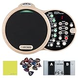 Boss DR-01S Rhythm Partner Bundle w/Boss FS-6 Dual Footswitch, 12-Pack Guitar Pick and Liquid Audio Polishing Cloth