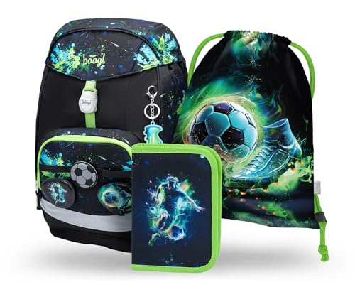 Sac d'école primaire football Baagl pour aller en classe et au sport confortablement