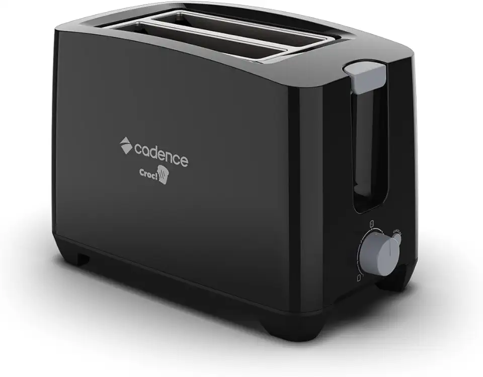 Torradeira Preta Croc! Cadence - 127V